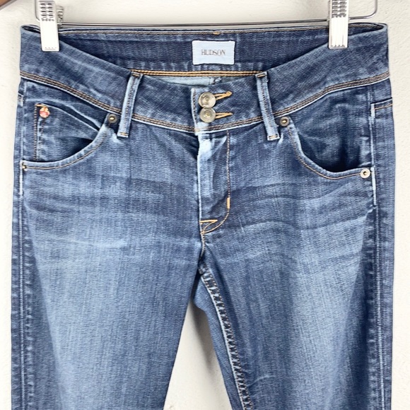 HUDSON | Faded Low-Rise Straight Leg Denim Jeans 👖 - Picture 3 of 7